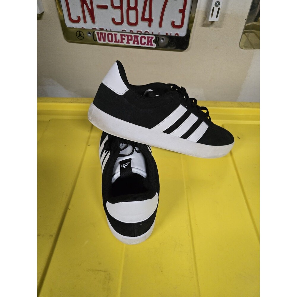 Adidas VL Court 3.0 Men's Lowtop Black/White Sneakers/Shoes Size 11.5